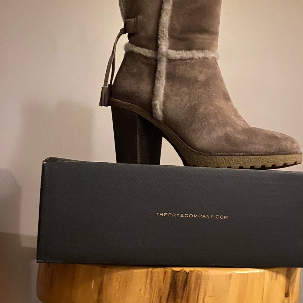 Frye shearling boots